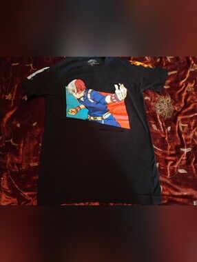 My Hero Academia Shoto Todoroki Graphic T-Shirt - Men's Small - Funimation Anime